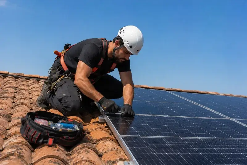 Maintenance et monitoring de panneaux solaires à Vacquiers